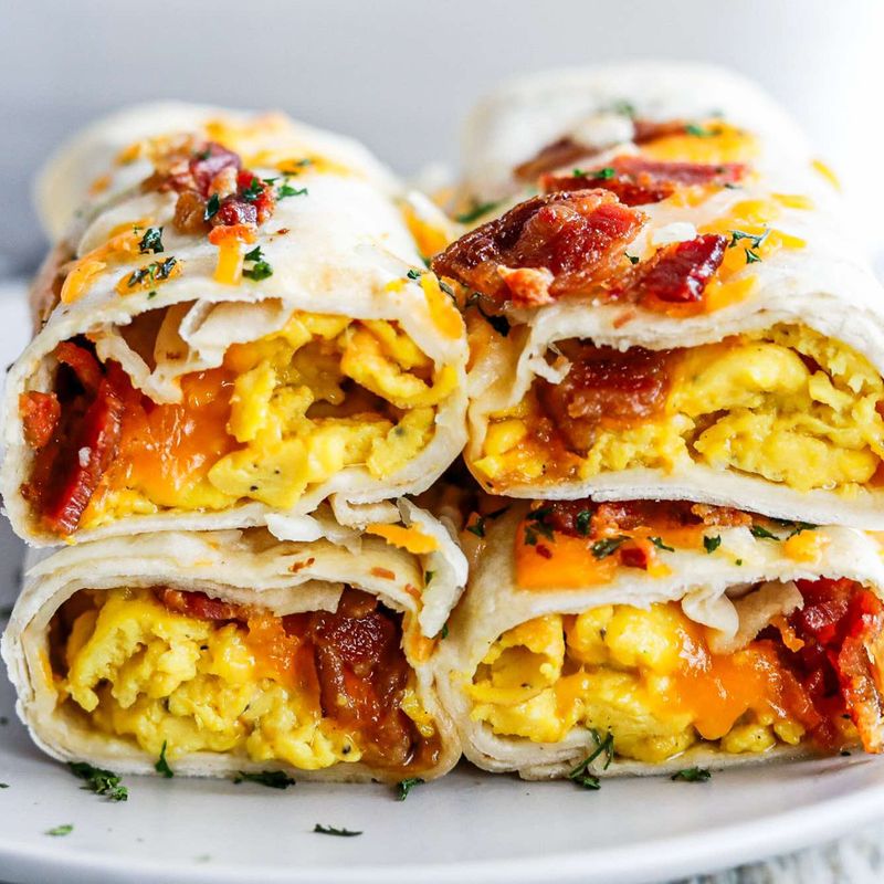 Breakfast-for-Lunch Burritos