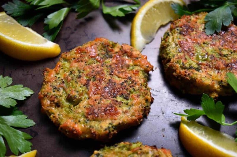 Baked Broccoli Patties