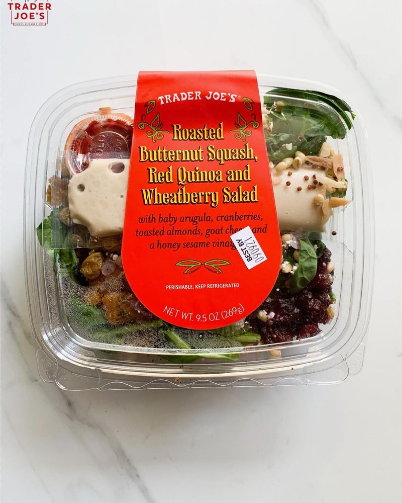 Roasted Butternut Squash, Red Quinoa & Wheatberry Salad