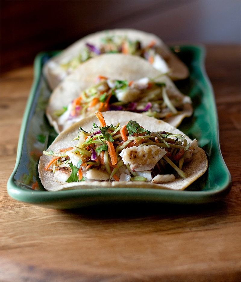 Broccoli Slaw Tacos