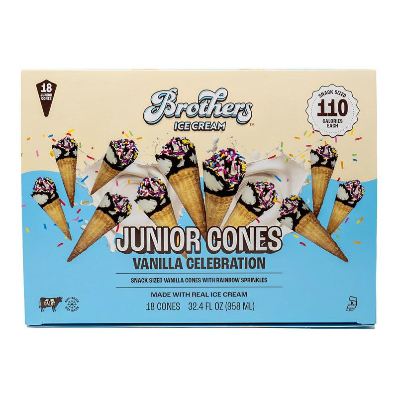 Brothers Ice Cream Mini Cones Variety Pack