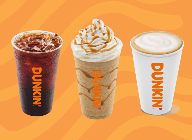 Caramel Swirl Hot Coffee with Cream (Medium)