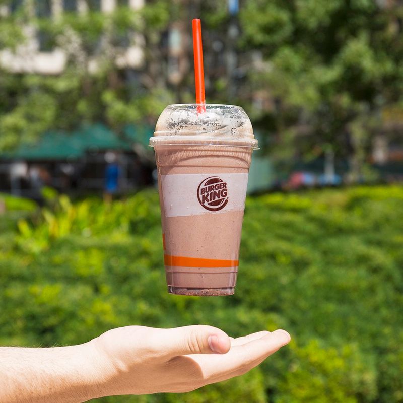 Burger King Large Chocolate Oreo Shake
