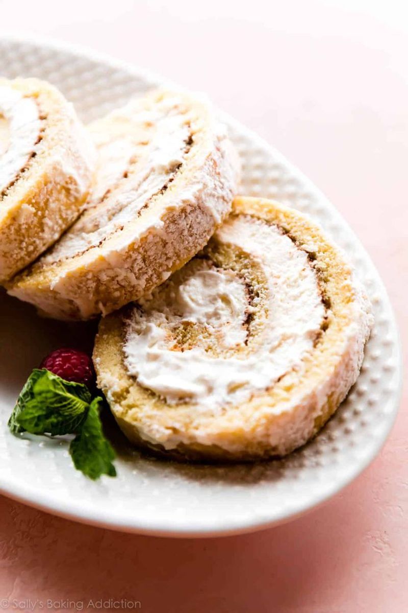 Champagne Cake Roll