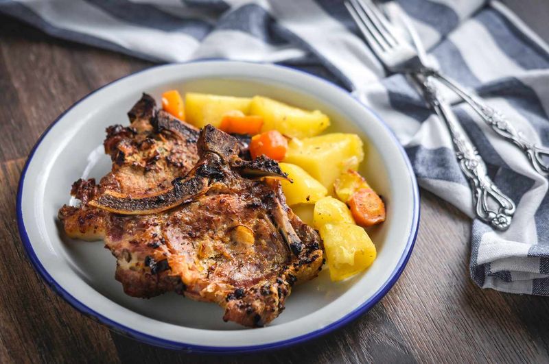Simple Pork Chop Dinner