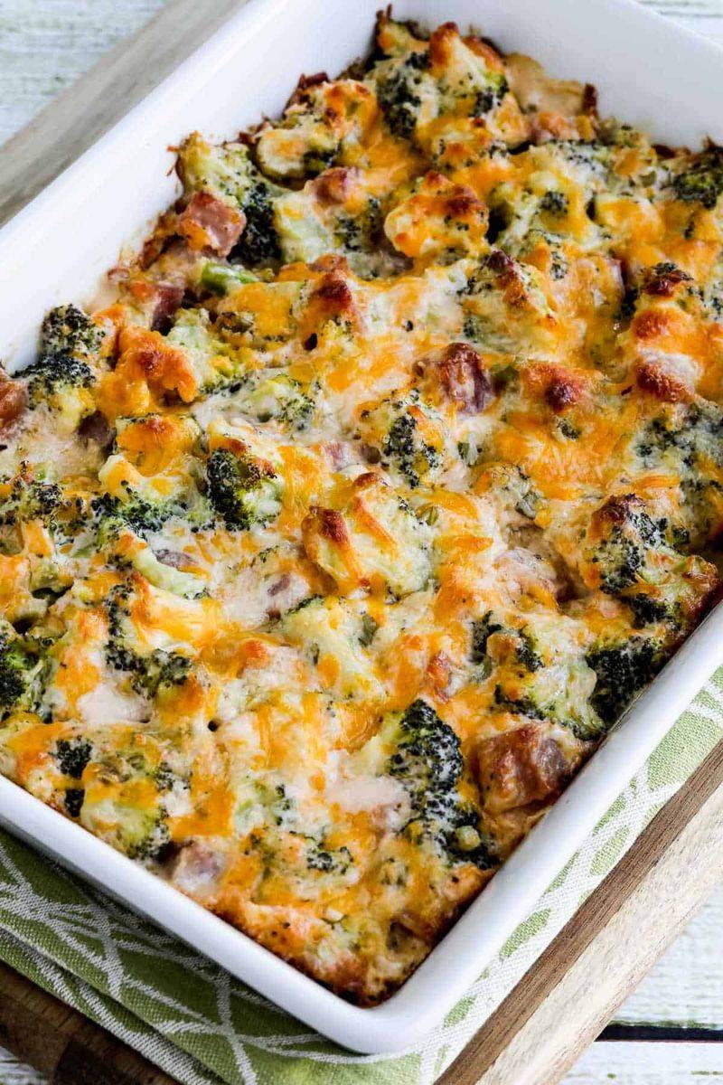 Broccoli Ham And Cheese Casserole