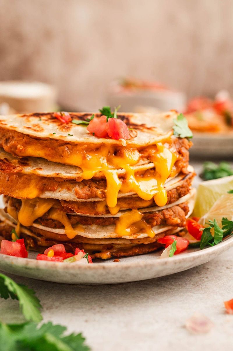 Bean and Cheese Quesadillas