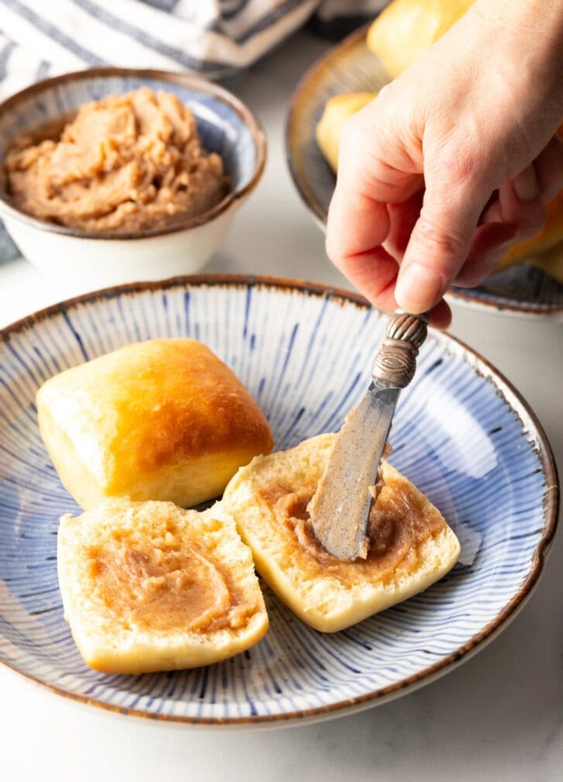 Double Buttered Rolls with Cinnamon Glaze