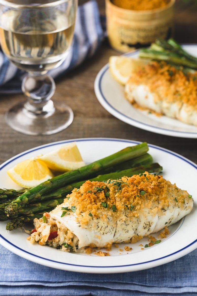 Seafood-Stuffed Flounder