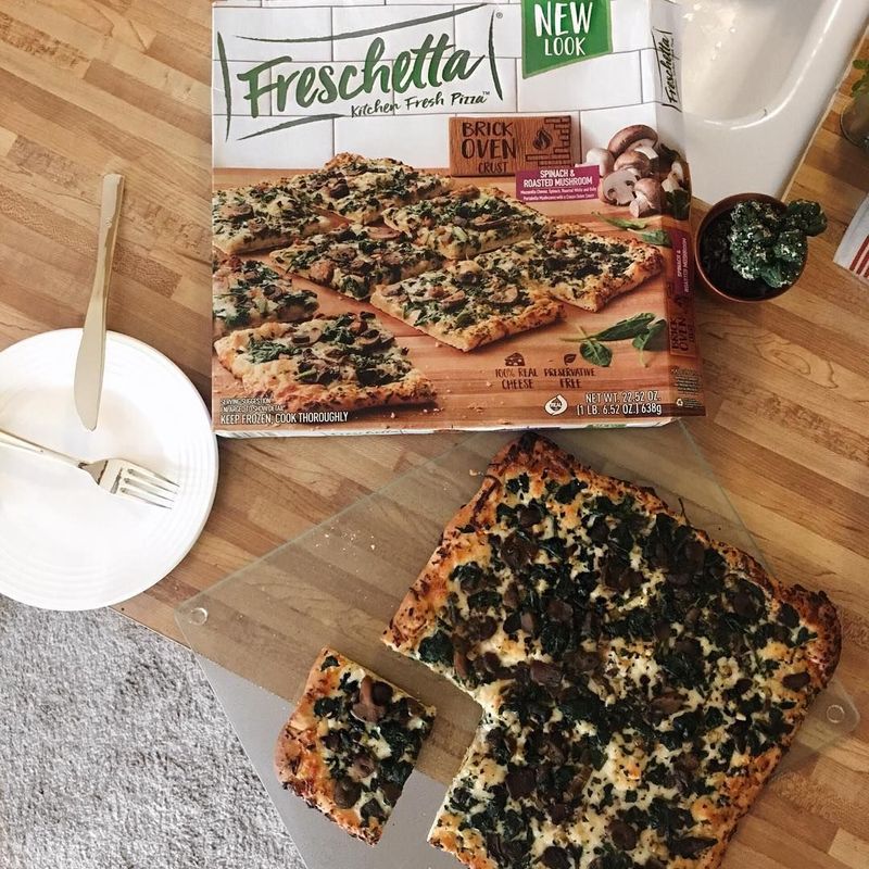 Freschetta Brick Oven Crust Spinach & Roasted Mushroom Pizza