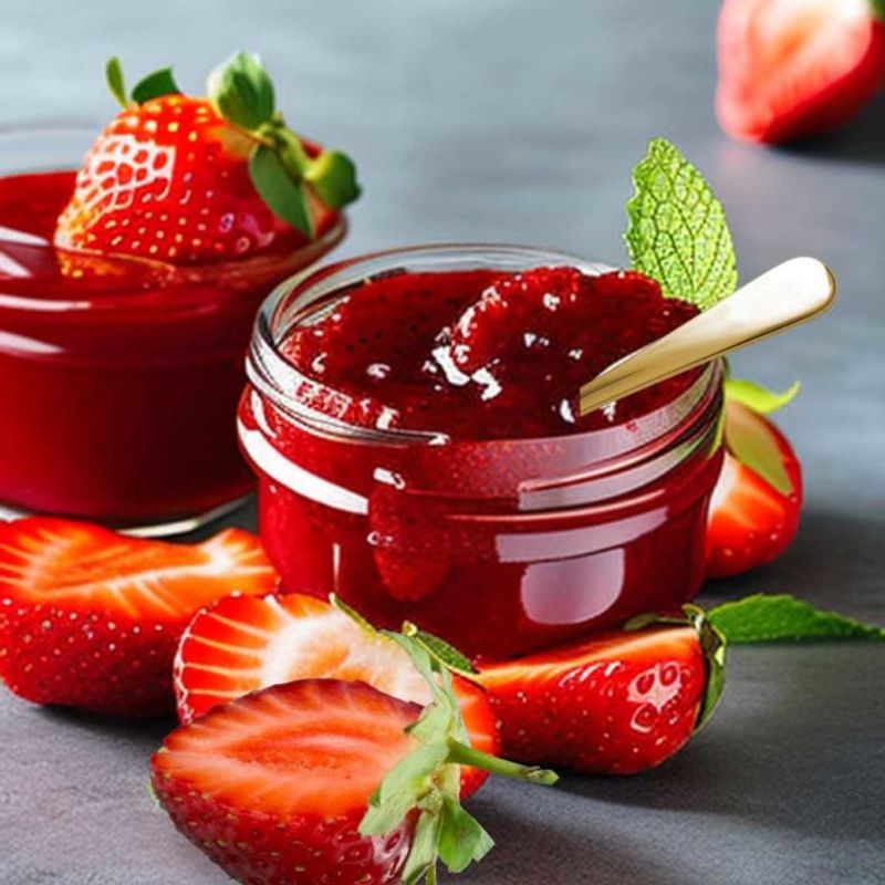 Strawberry-Flavored Jams