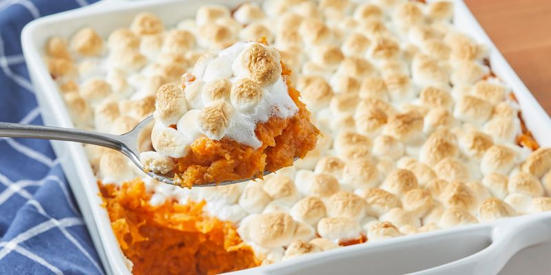 Sweet Potato and Marshmallow Bake