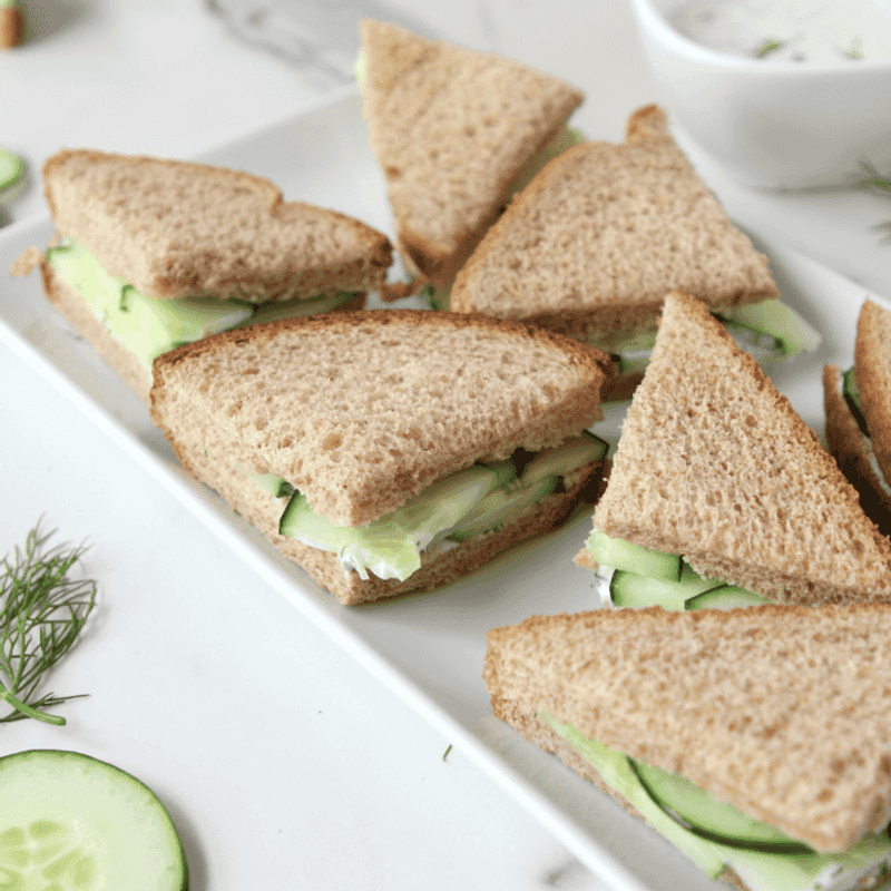 Limp Cucumber And Cream Cheese