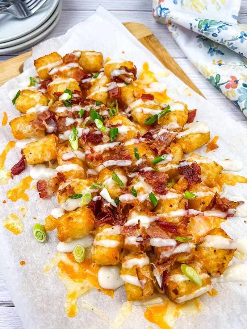 Cheddar Bacon Loaded Tots