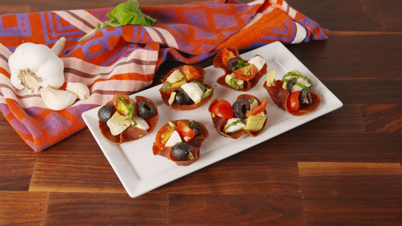 Individual Antipasto Salad Cups