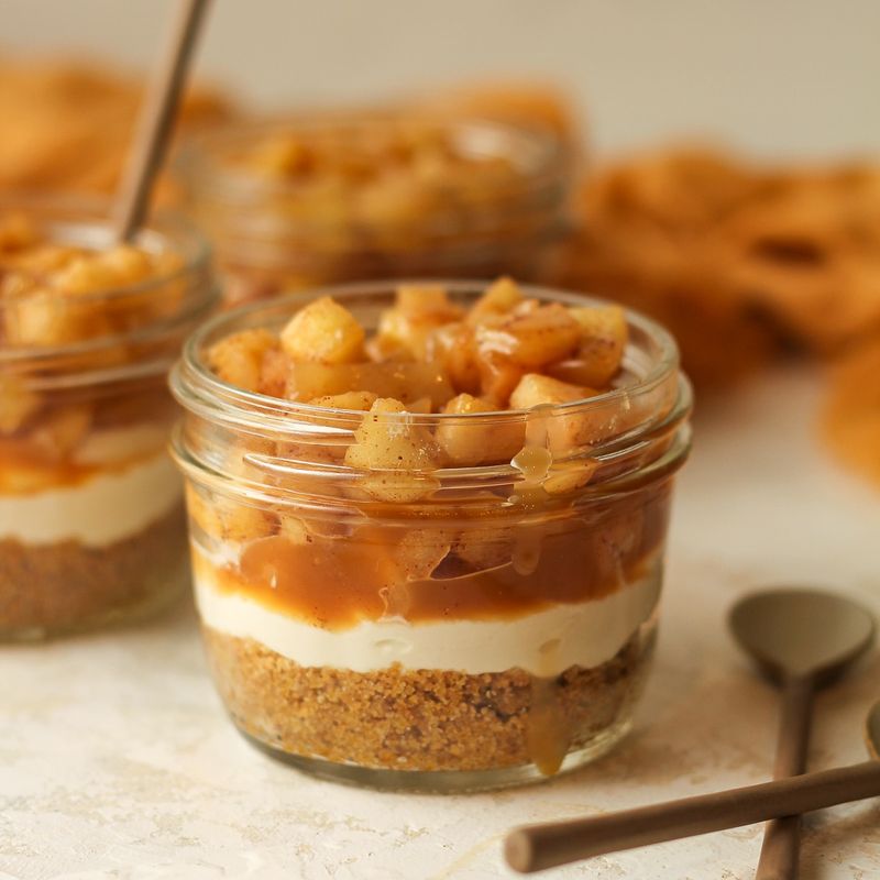Caramel Apple Dessert Cups