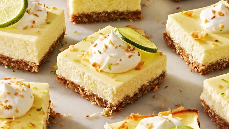 Zesty Lime Coconut Bars