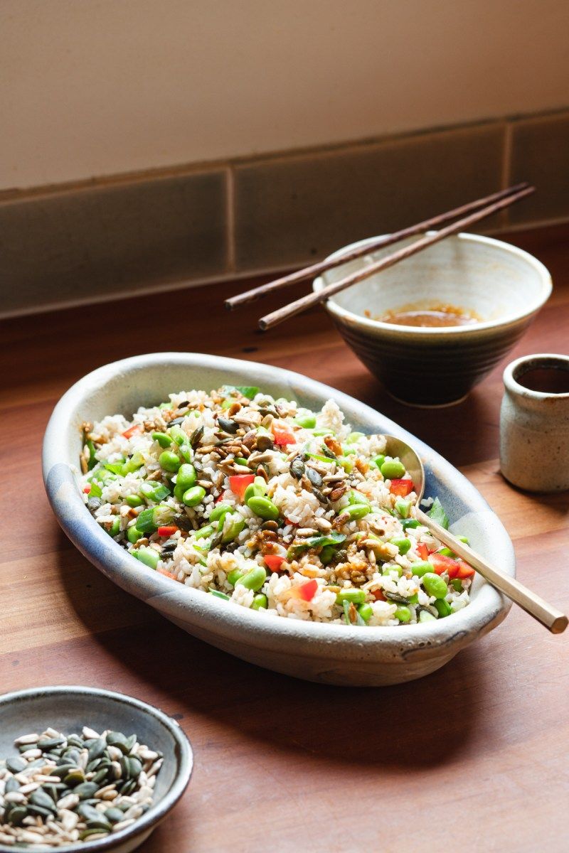 Miso Fried Rice with Edamame