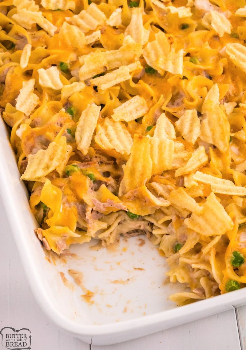 Swedish-Inspired Tuna Noodle with Chips