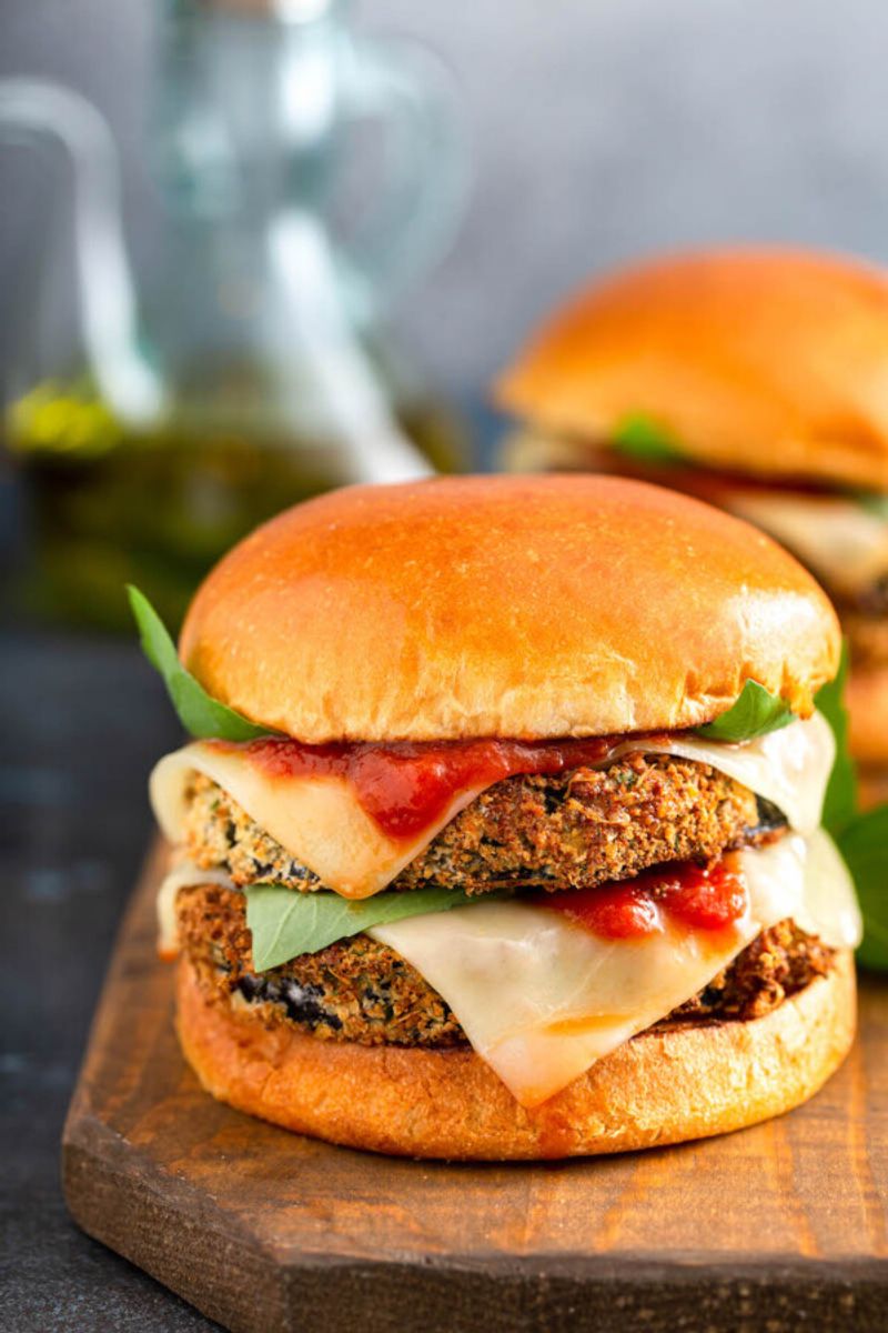 Eggplant Parm Burger