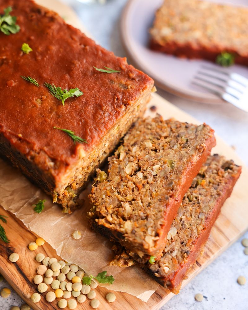 Lentil and Mushroom Loaf