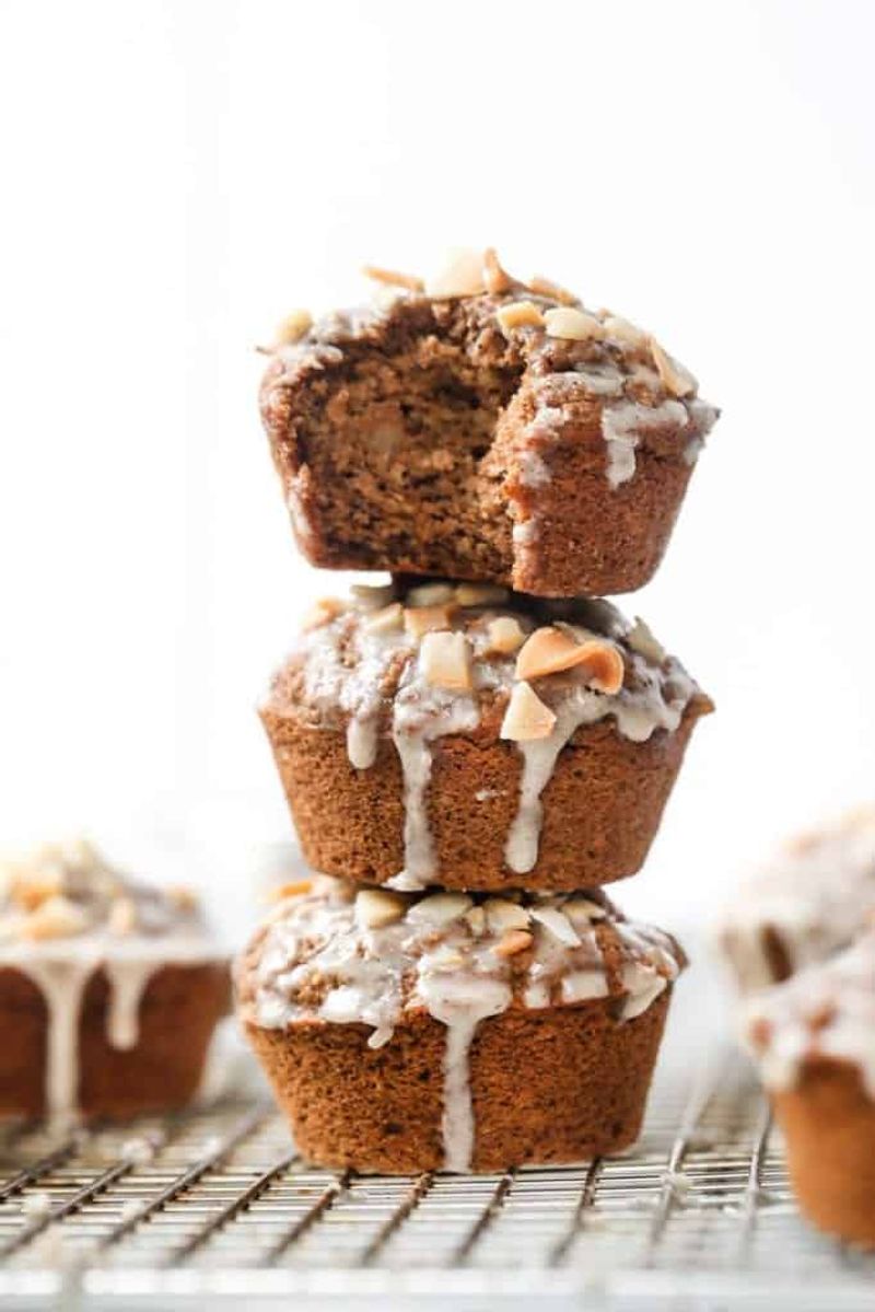 Chai Spiced Oat and Quinoa Flour Muffins