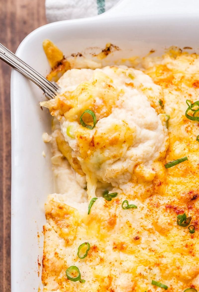 Cheesy Easy Cauliflower Casserole