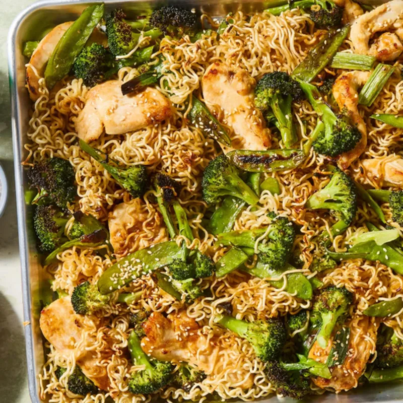 Sheet-Pan Crispy Ramen Upgrade