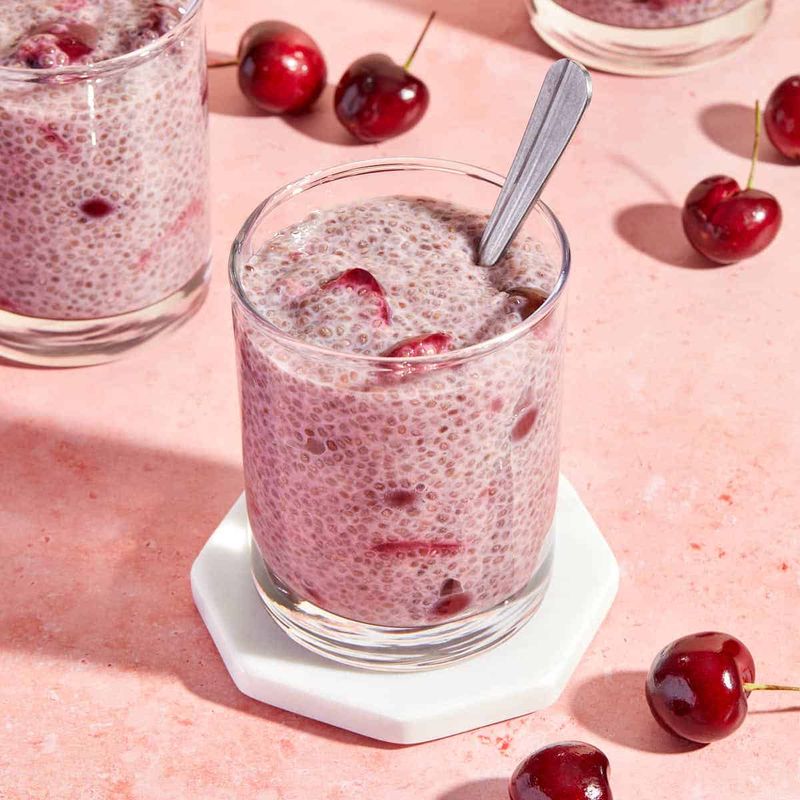 Cherry Chia Pudding