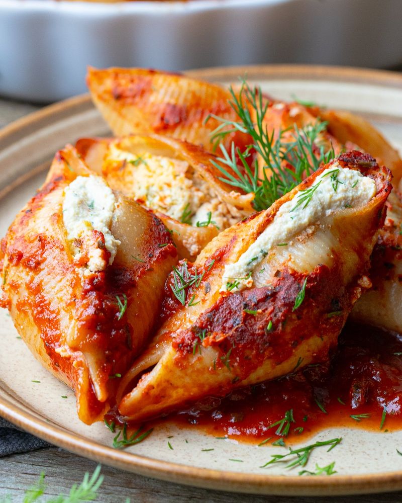 Stuffed Shells with Marinara