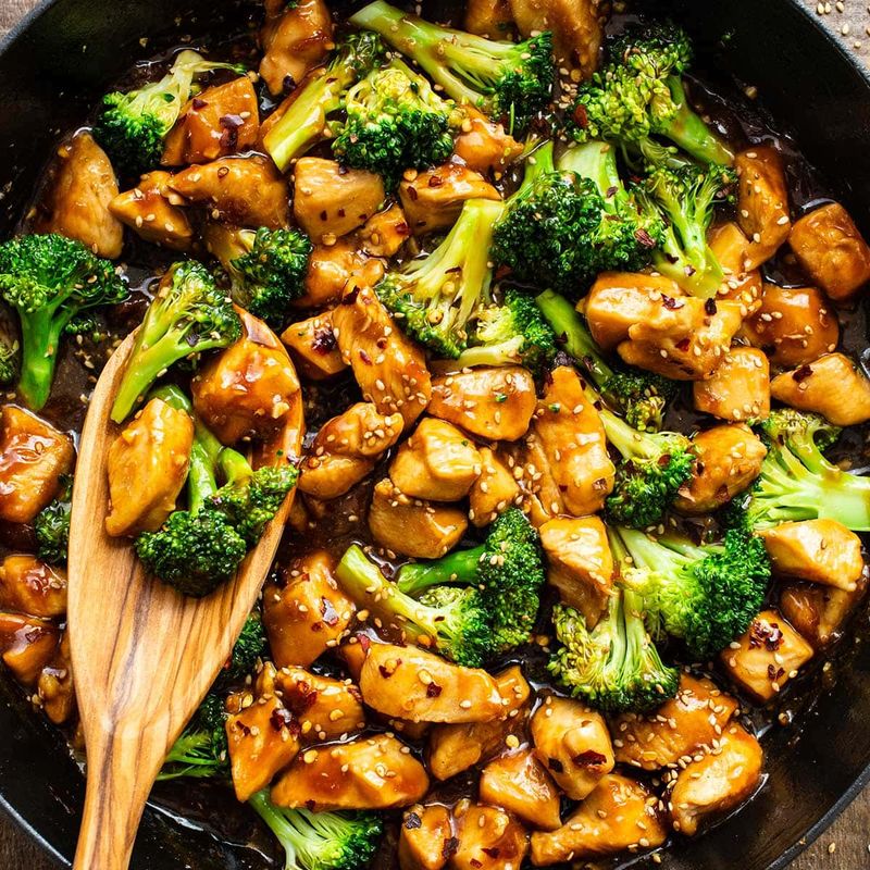 Broccoli Stir Fry with Chicken