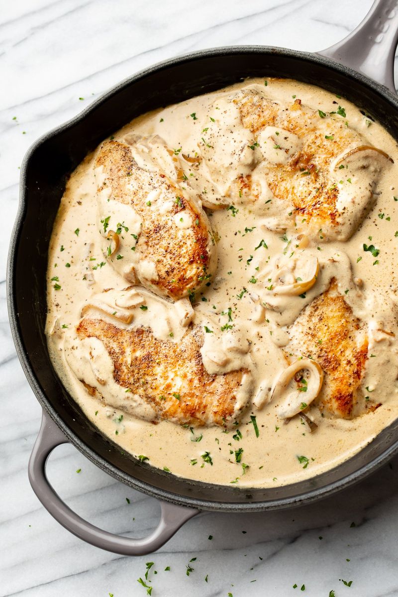 Skillet Sour Cream & Onion Chicken