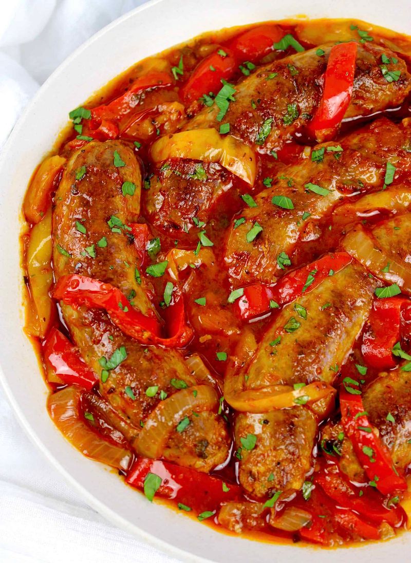 Crock-Pot Italian Sausage & Peppers