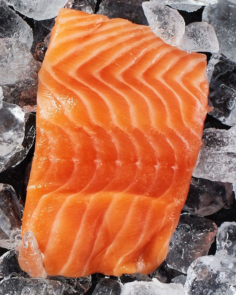 Salmon With Artificial Coloring
