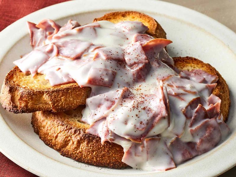 Creamed Chipped Beef On Toast (S.O.S.)
