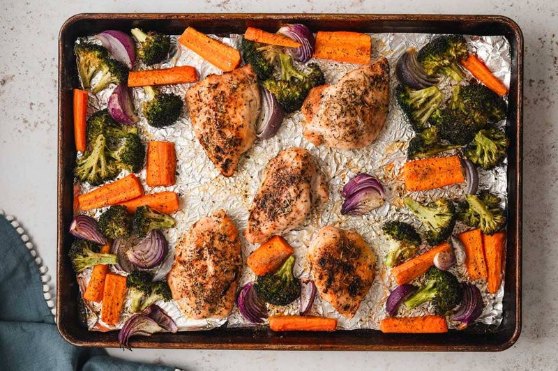 Chicken & Veggie Sheet Pan