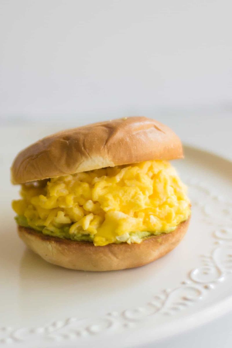 Protein-Packed Scrambled Egg Sandwich