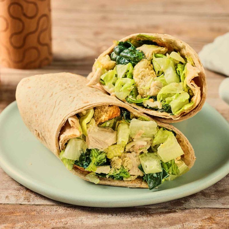 Chicken Caesar Salad Wraps