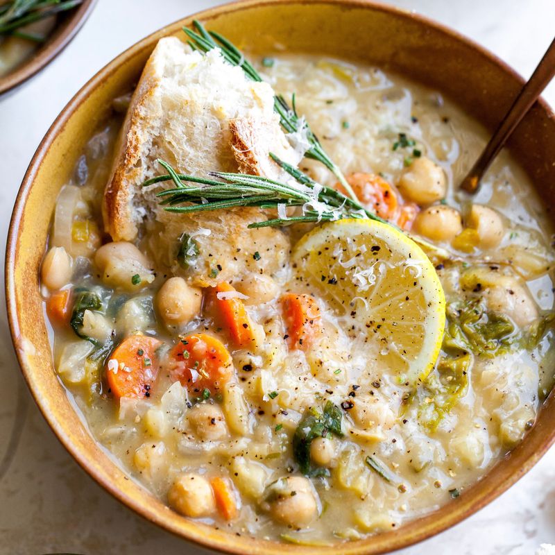 Lemony White Bean Soup