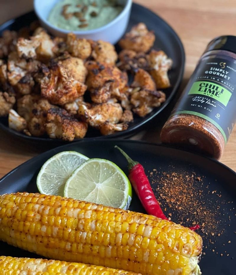 Chili Lime Roasted Corn