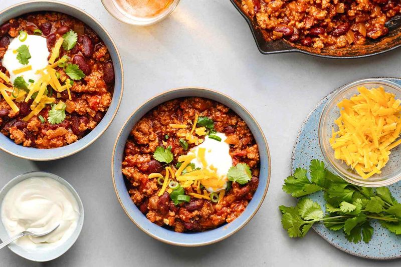 Chili with Ground Beef and Beans