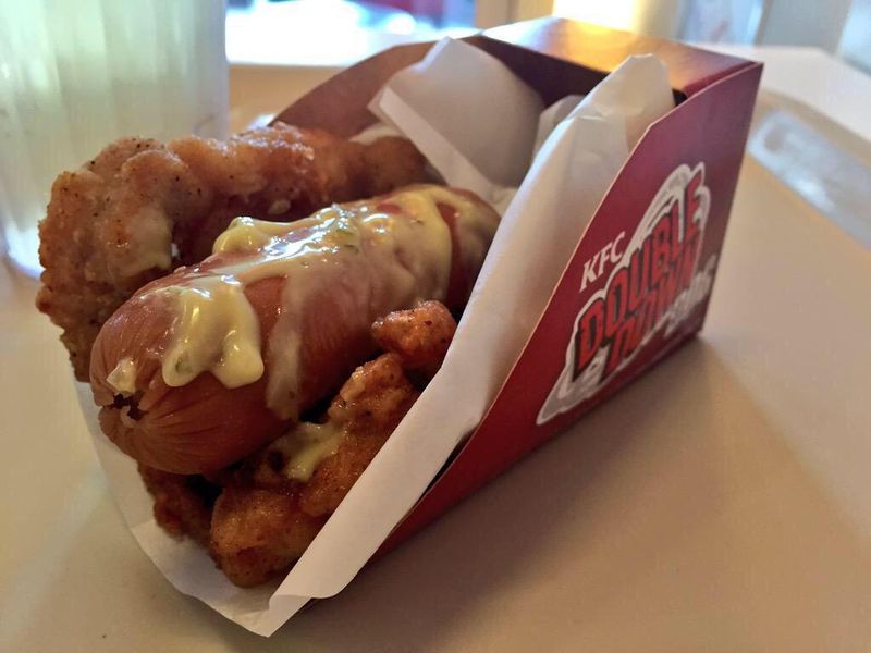 KFC Double Down Dog