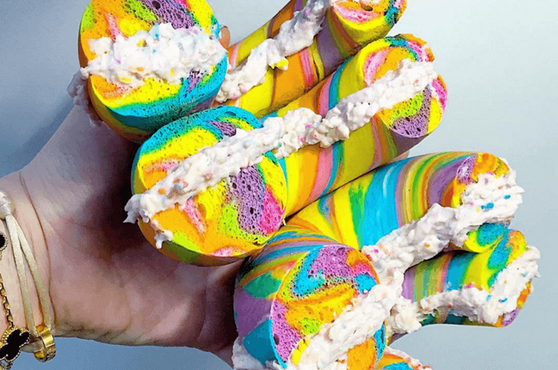 Rainbow Bagels: Artificial Everything