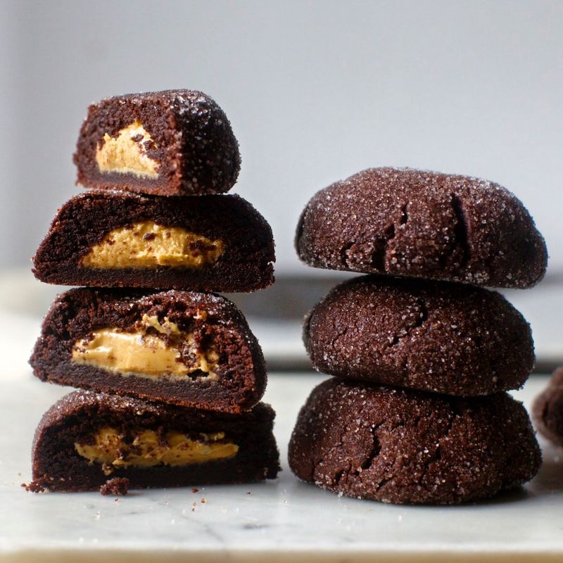 Chocolate Peanut Butter Cup Cookies