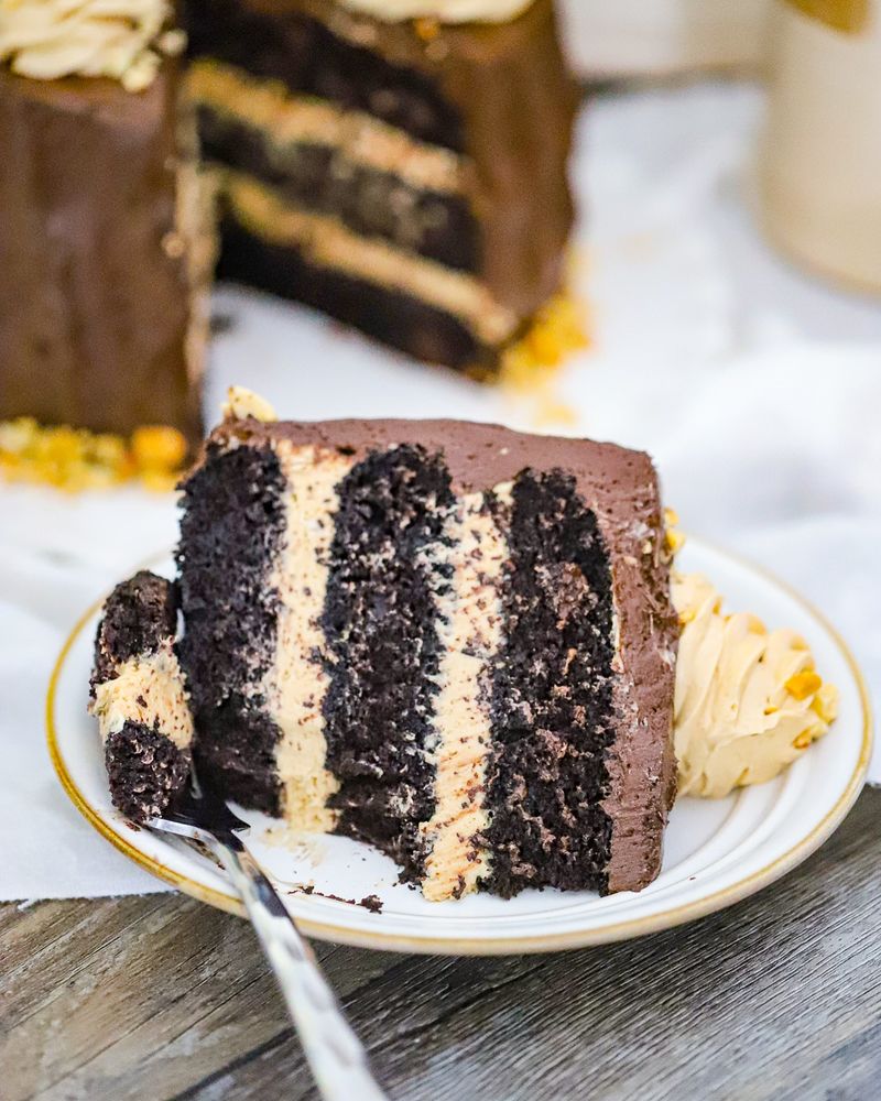 Chocolate Peanut Butter Layer Cake