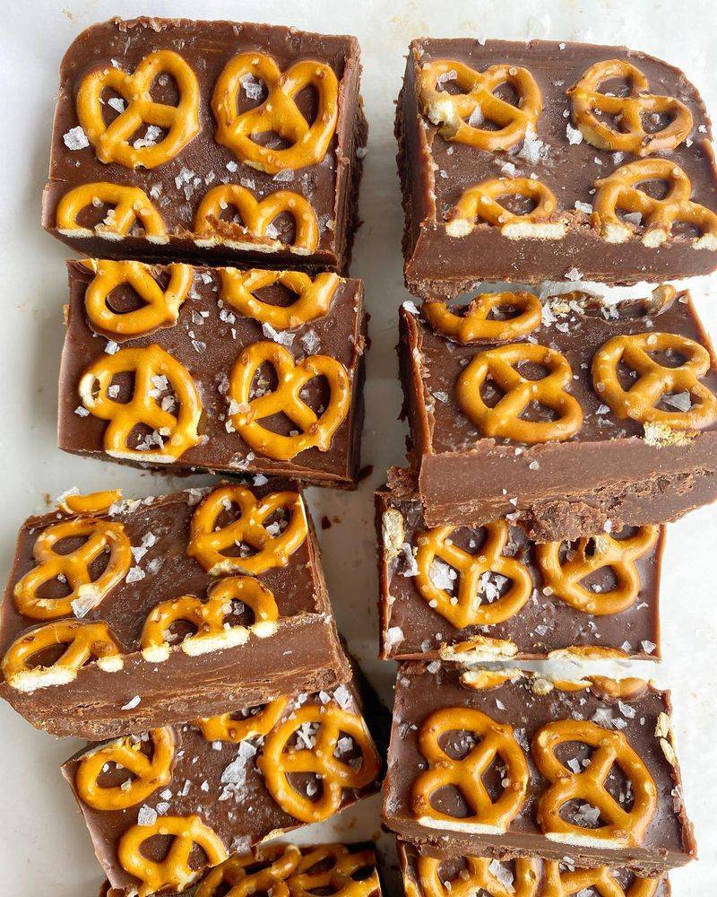 Chocolate Peanut Butter Pretzel Bark