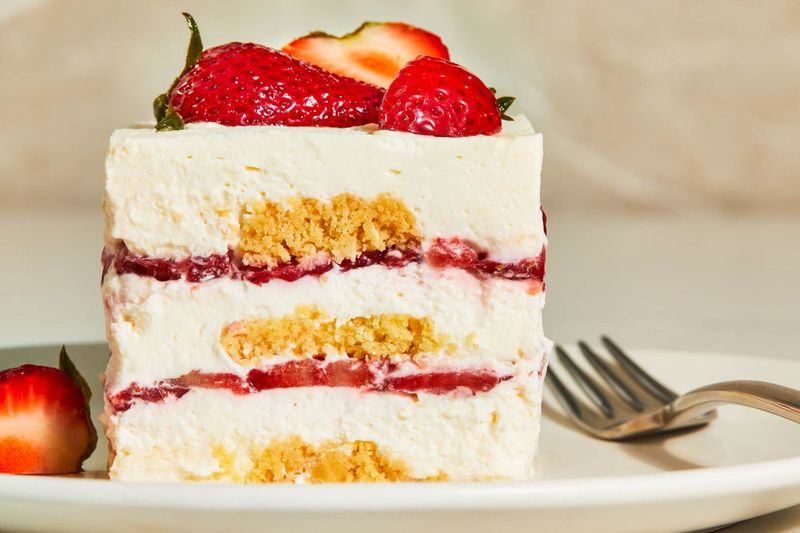 Strawberry Icebox Cake with Maple-Ginger Cream