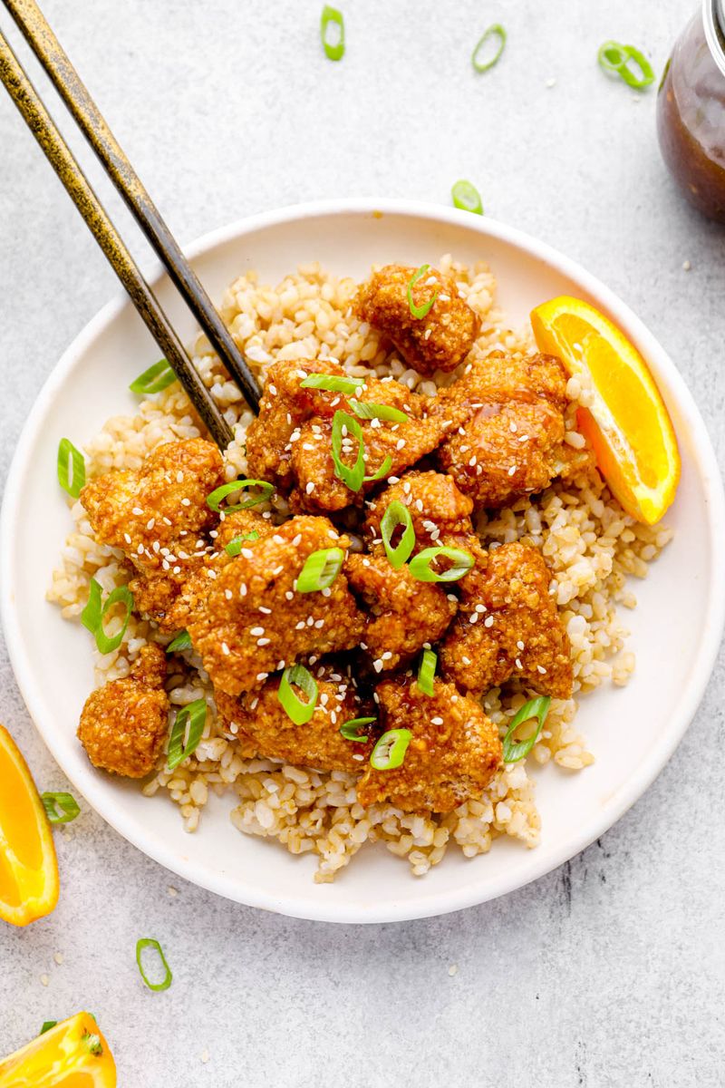 Crispy Orange Cauliflower