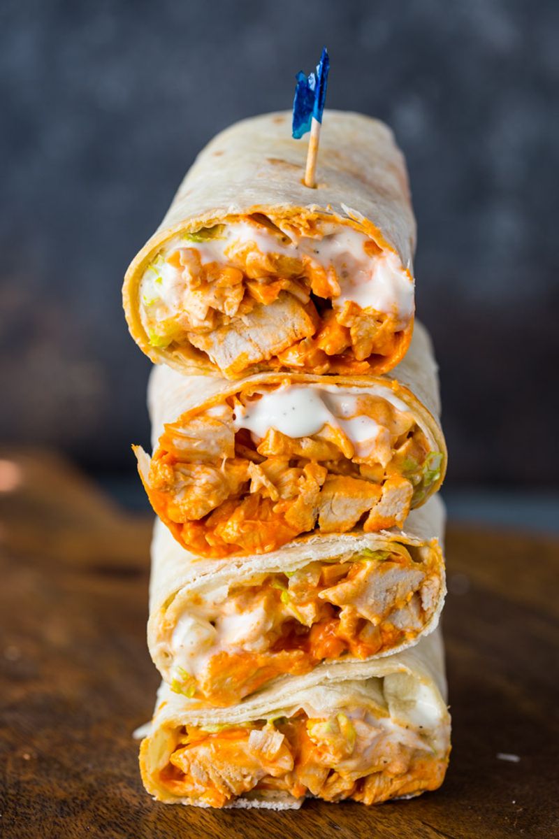 Buffalo Chicken Burrito From Tasty Taco