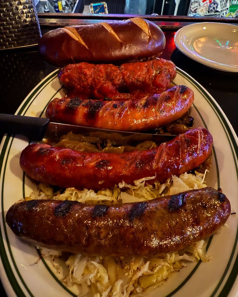 Milwaukee, WI – Bratwurst with Cheese Curds